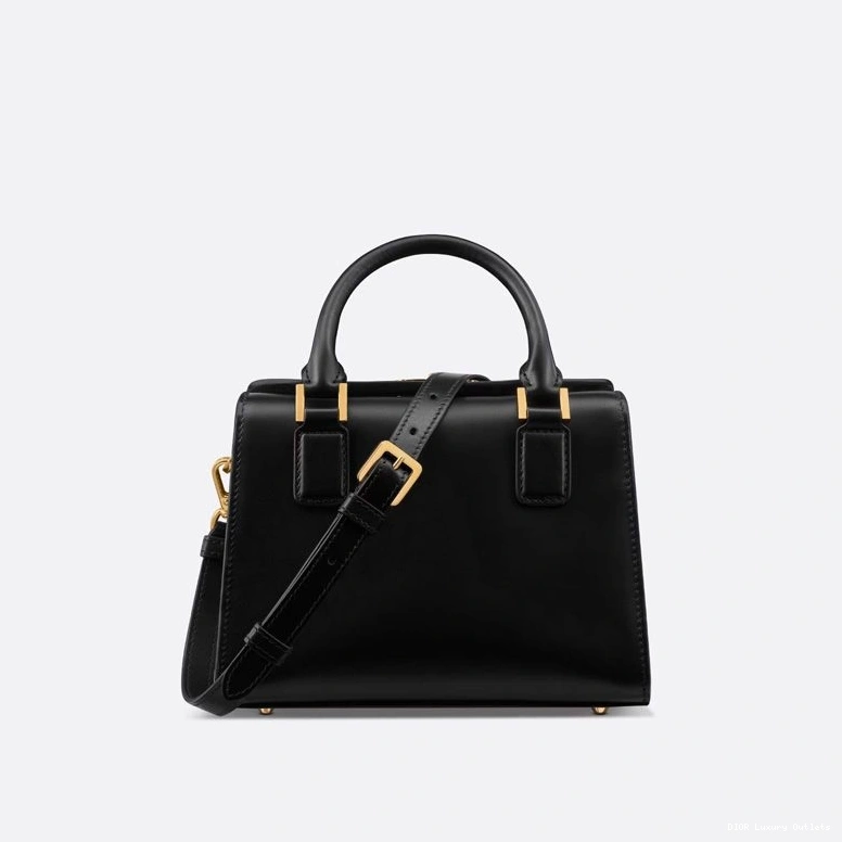 Cheap Dior Boston Small Calfskin Black Bag Box 0807 Luxury